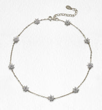 Fleur Crystal Choker Necklace - Amy O. Bridal