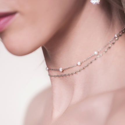 Perla Dainty Layered Choker