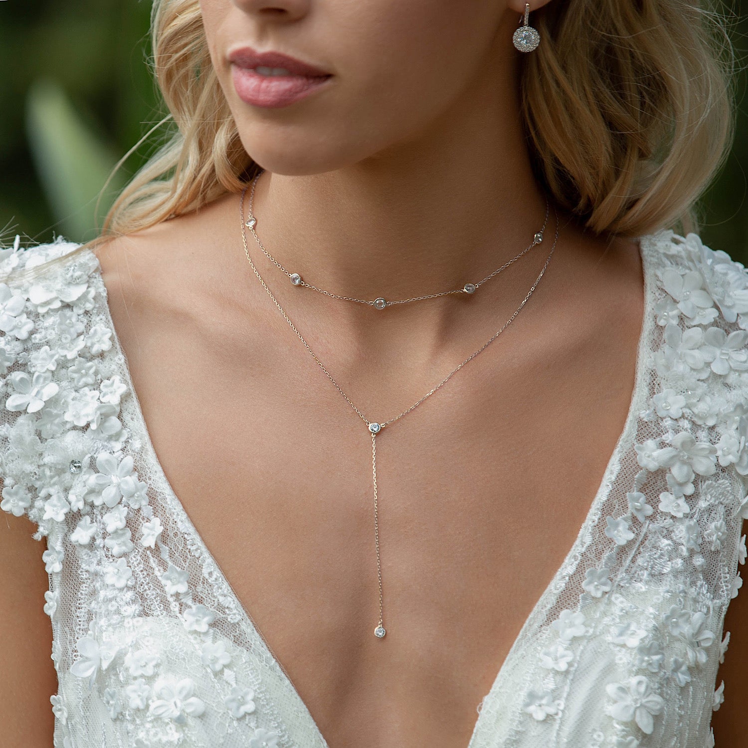 Dakota Choker Lariat Necklace Set
