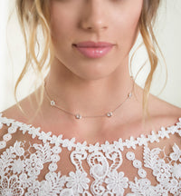 Sienna Crystal Choker - Amy O. Bridal