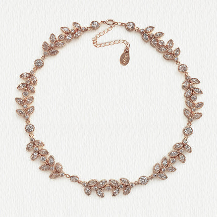 Boho Leaf Eternity Choker