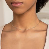 Dainty Pearl Choker Necklace