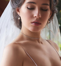 Blair Dainty Crystal Choker - Amy O. Bridal