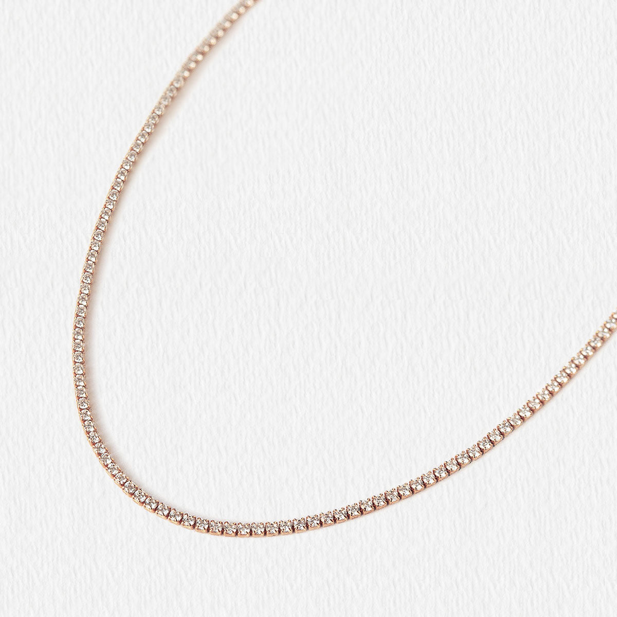 Dainty Crystal Line Choker