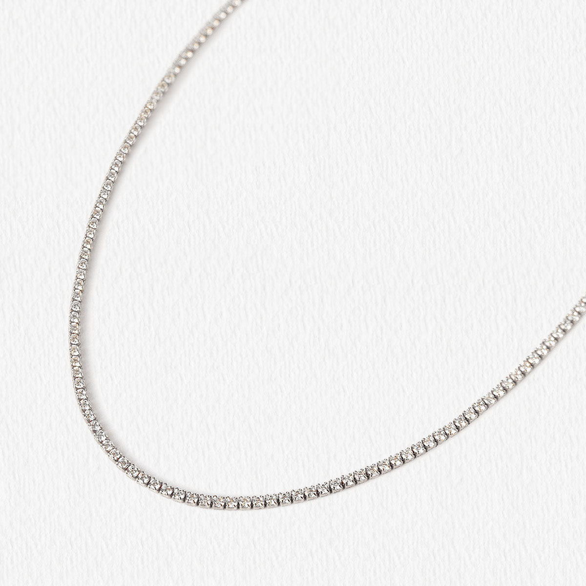 Dainty Crystal Line Choker