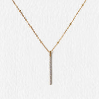 Bar Bead Chain Necklace