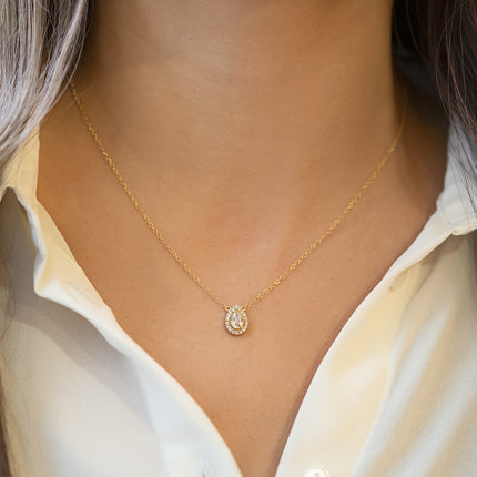 Margaux Teardrop Necklace PM