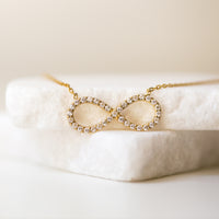 Crystal Infinity Necklace