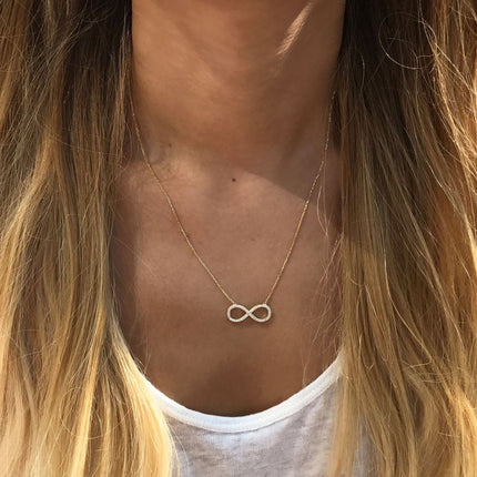 Crystal Infinity Necklace