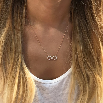 Crystal Infinity Necklace