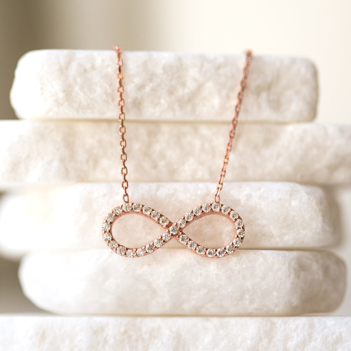 Crystal Infinity Necklace