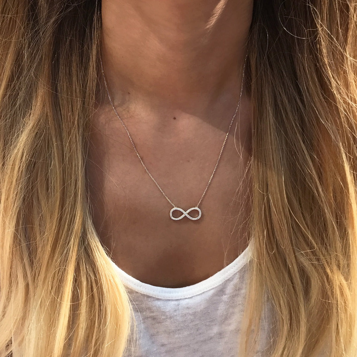 Crystal Infinity Necklace