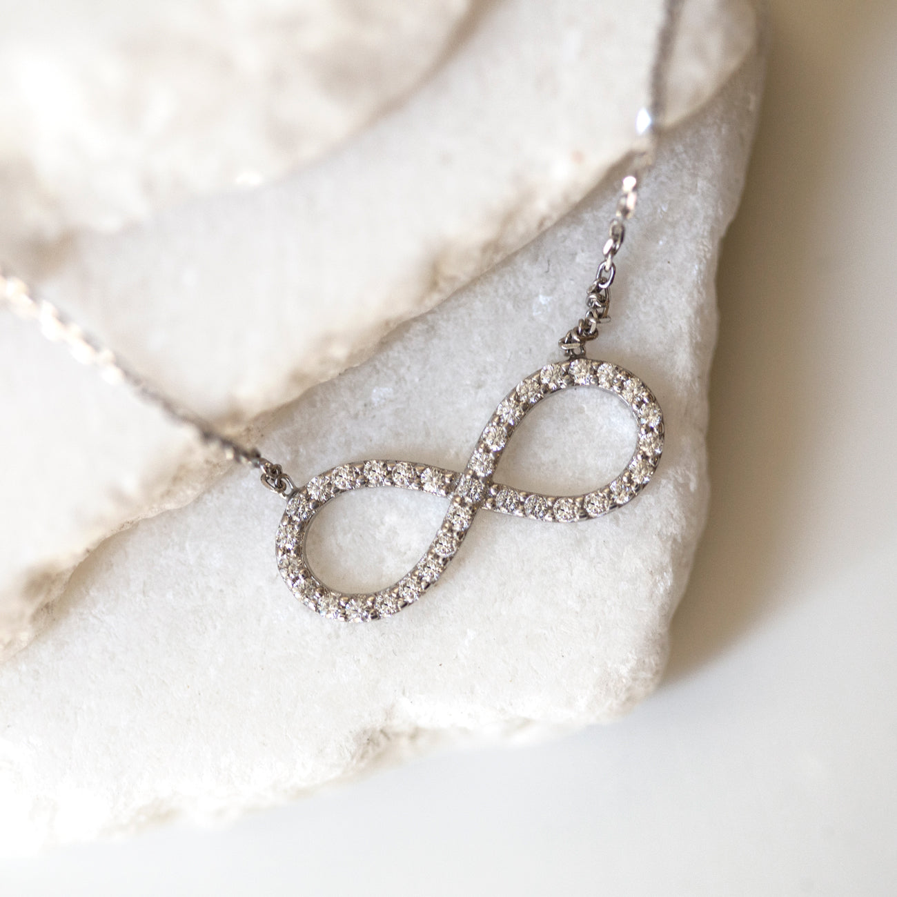 Crystal Infinity Necklace