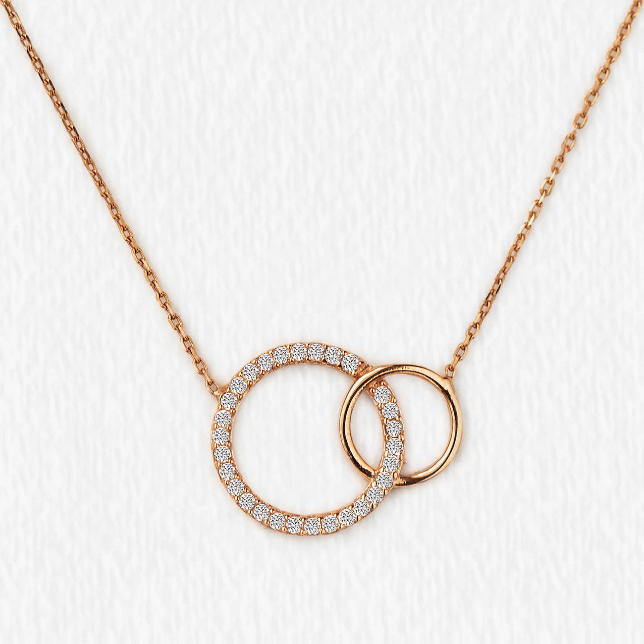 Artistic Swirl Milgrain Diamond Circle Necklace – Kirk Kara