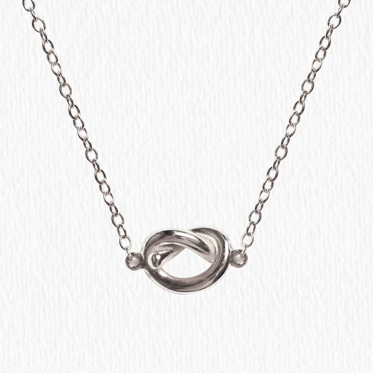 Elements Silver Knot Necklace - F6855 | Chapelle Jewellers