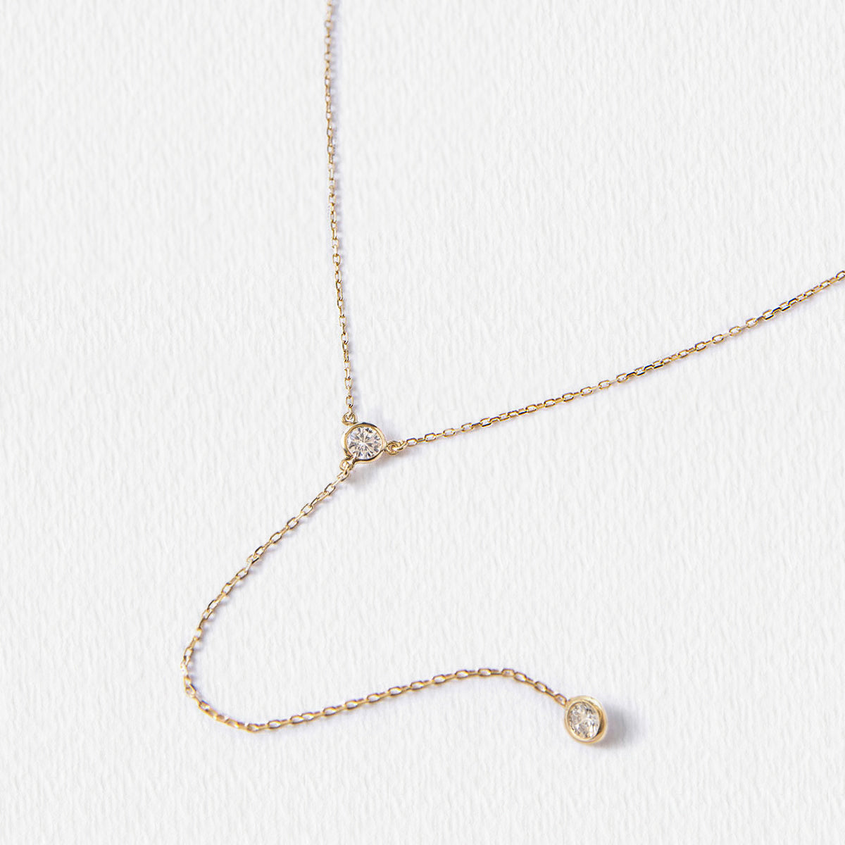 Dakota Crystal Lariat Necklace