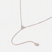 Dakota Crystal Lariat Necklace