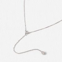 Dakota Crystal Lariat Necklace
