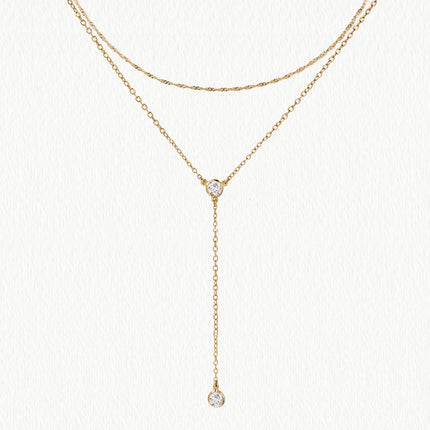 Dakota Layered Lariat Necklace