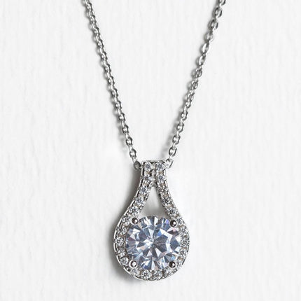 Sophia Petite Round Pendant Necklace