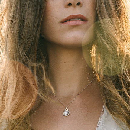 Sophia Crystal Pendant Necklace