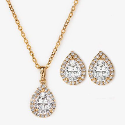 BM Teardrop Studs Jewelry Set