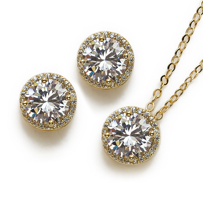 Sophia Round Pendant Necklace