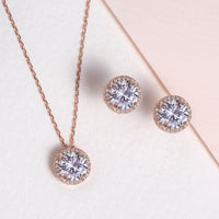 Sophia Round Pendant Necklace