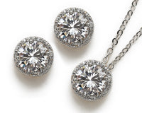 Sophia Round Jewelry Set - Amy O. Bridal