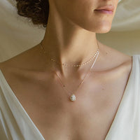 Margaux Teardrop Layered Necklace