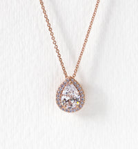 Margaux Teardrop Pendant Necklace - Amy O. Bridal