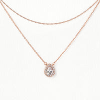 Margaux Teardrop Layered Necklace MM