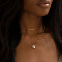 Margaux Teardrop Layered Necklace MM