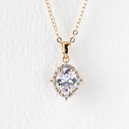 Cleo Crystal Pendant Necklace