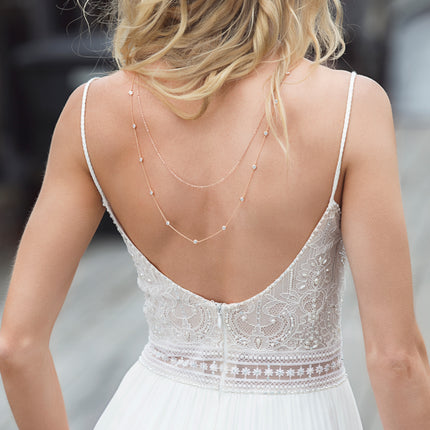 Lacey U Drape Back Necklace