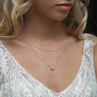 Pearl Y Lariat Back Necklace