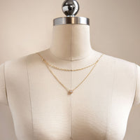 Pearl Drape Back Necklace