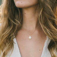 Sophia Back Pendant Necklace - Amy O. Bridal