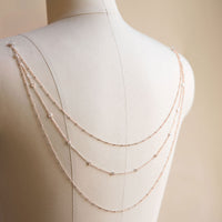 Crystal Drape Back Jewelry Clip