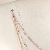Crystal Drape Back Jewelry Clip