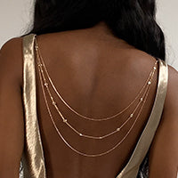 Crystal Drape Back Jewelry Clip