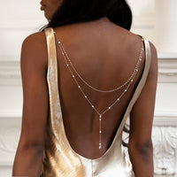 Pearl Y Lariat Back Jewelry Clip