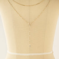 Dainty Pearl Y Lariat Back Jewelry Clip