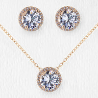 Sophia Round Pendant Necklace