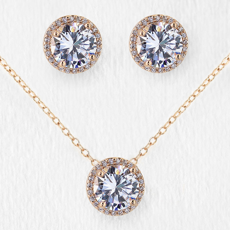 Sophia Round Pendant Necklace