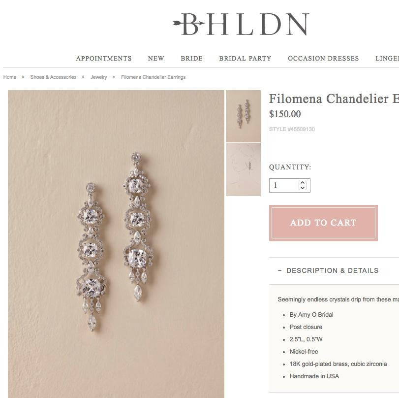 caption: Featured on BHLDN