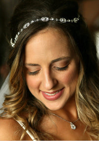 Jules Swarovski Headband with Ribbon