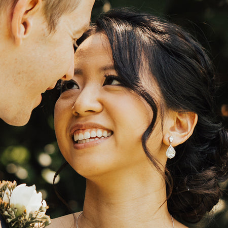 Regal Teardrop Earrings - Amy O. Bridal