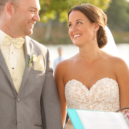 Daisy Long Drop Earrings - Amy O. Bridal