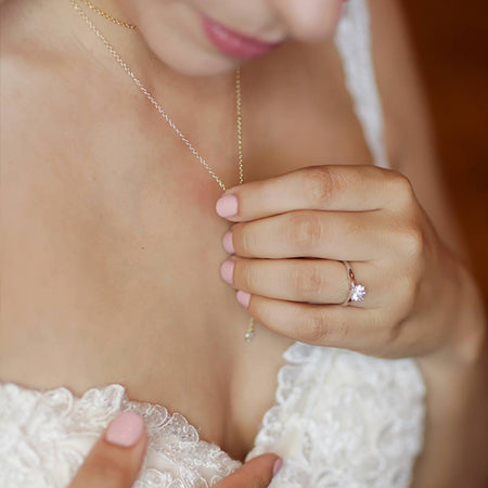 Dakota Choker Lariat Necklace - Amy O. Bridal